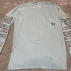 VS -PINK GLITTER SHIRT